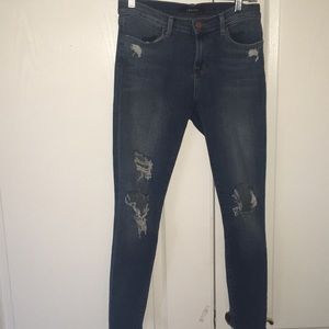 J Brand cropped skinny jeans.